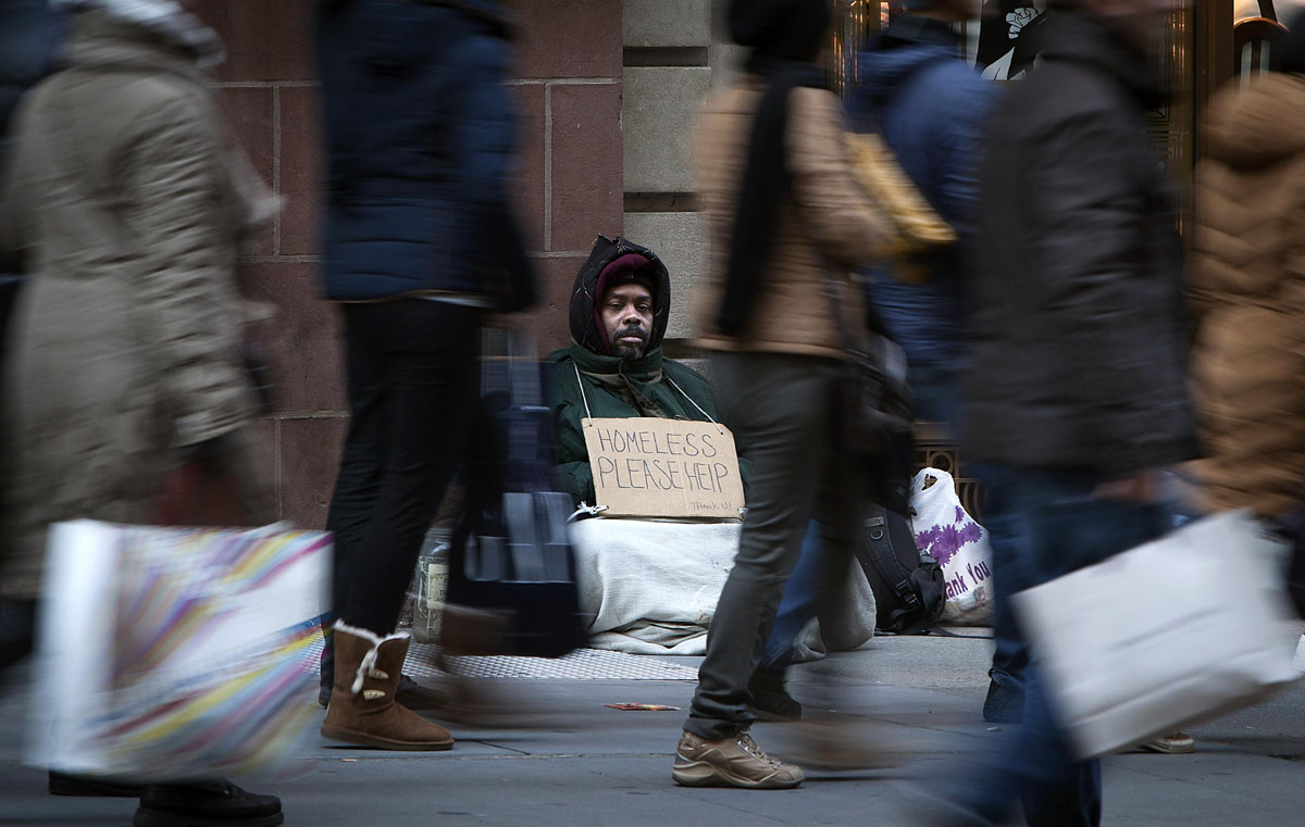 homeless a New York