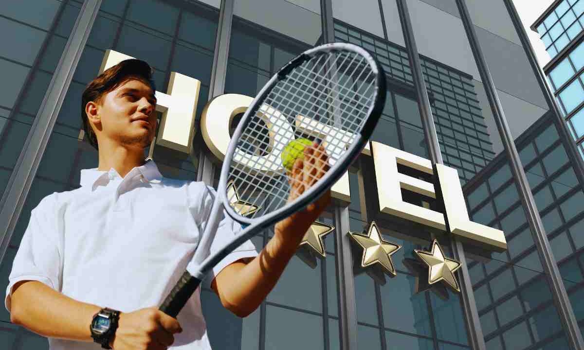 hotel dove giocara a tennis